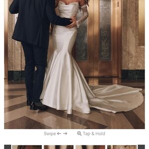 Maggie sottero wedding dress size 4 Leilani